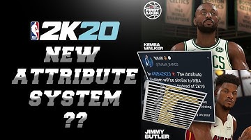 NBA 2K20 - (NEW) ATTRIBUTES SYSTEM LEAKED BY NBA 2KLEAGUE PLAYER + GRAPHICS COMPARISONS! (100% NEWS)