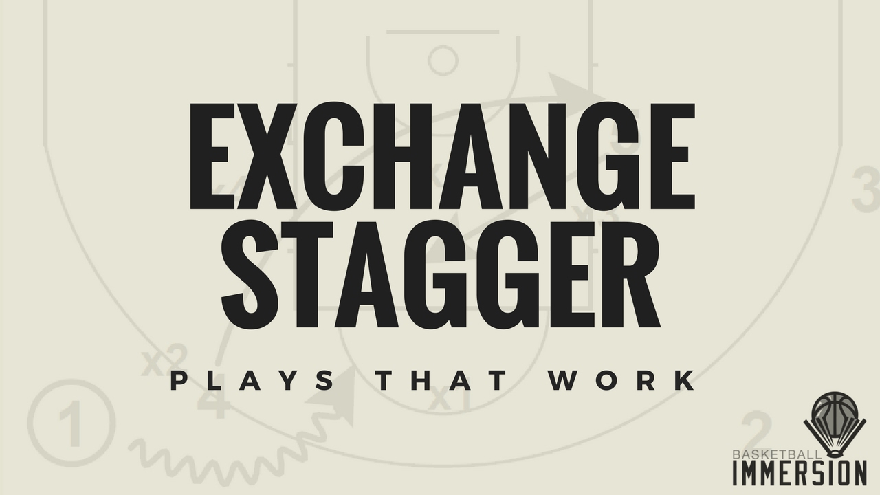 Basketball Set Play: Exchange Double Stagger for a Shooter