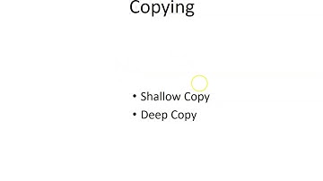 Python Application Programming 17CS664 Module 4 Classes and Objects 2/2