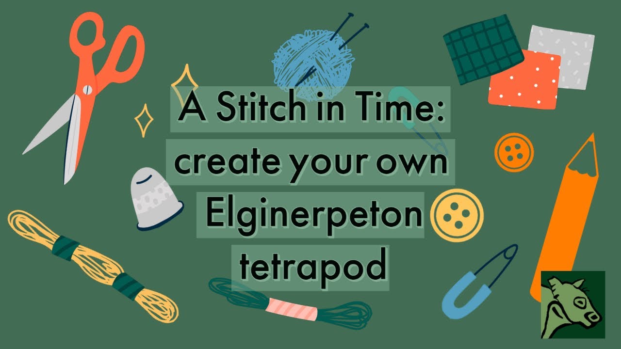 Elgin Museum Makes: Episode 7 - A Stitch in Time: create your own Elginerpeton tetrapod