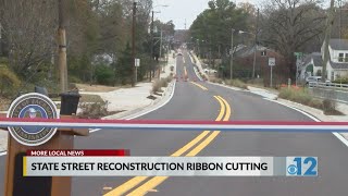 Ribbon cutting ceremony for State Street reconstruction in Jackson