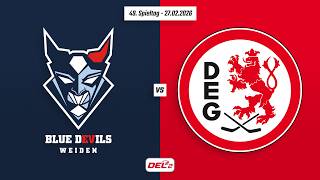 49. Spieltag DEL2 | Blue Devils Weiden vs. Düsseldorfer EG | Game Highlights