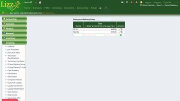 How to Set Up Service Pickup and Delivery Rates