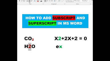 HOW TO ADD SUBSCRIPT AND SUPERSCRIPT IN MS II #techiskills #msword #mswordshortcuts #mswordtutorial