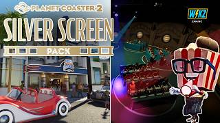 7 Rides + 650 Pieces! | Planet Coaster 2 Silver Screen Pack | First Look