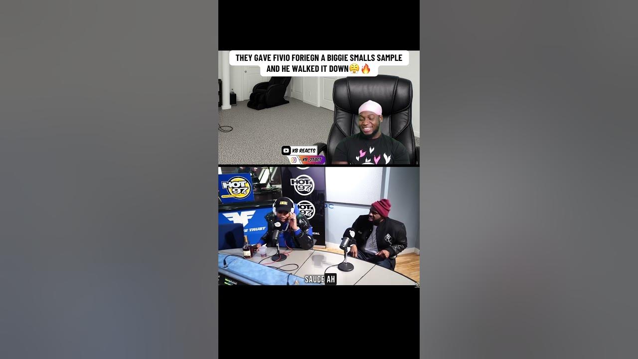 A NEW YORK DRILL ARTIST ON A BIGGIE SMALLS BEAT😳🔥?!?! #shorts #fivioforeign #kbreacts #funkflex