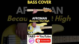 Afroman - Because I Got High #basscover #tabs #basstabs #bass