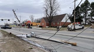 Crash takes out power pole in North Omaha