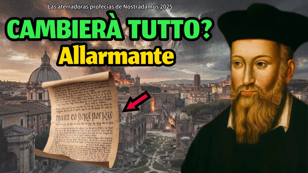 LA PROFEZIA NASCOSTA DI NOSTRADAMUS PER IL 2025 QUASI NESSUNO L'HA
