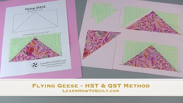 Flying Geese with HST & QST