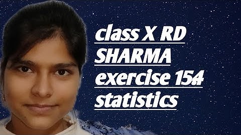class X RD SHARMA chapter 15 exercise 15.4  by nnpmaths || Neeraj || #nnpmaths