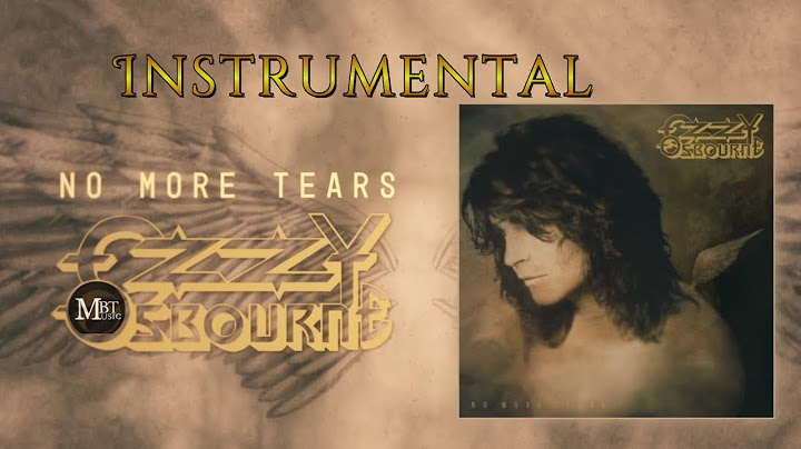 No More Tears Instrumental version - Instrumental performance video thumbnail