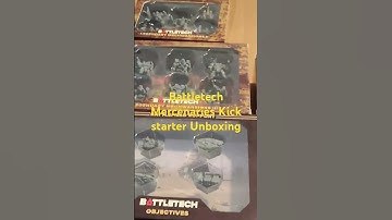 #battletech  Mercenaries #kickstarter   #unboxing#catalystgamelabs