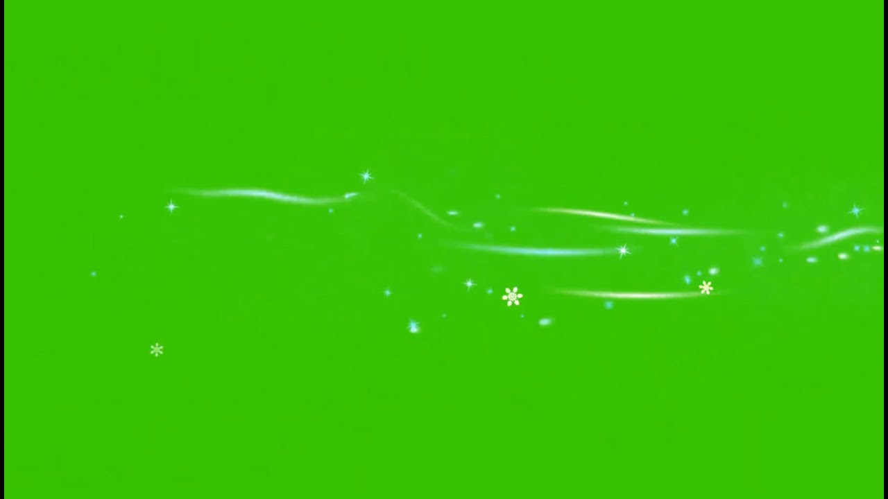 Green screen magic particles YouTube