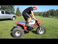 First Ride On The Honda ATC 350x (The King)