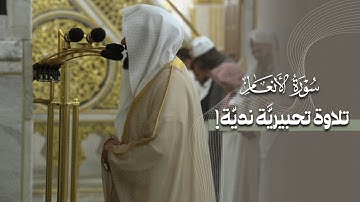 فجرية بهية لا توصف أكمل بها الشيخ #عبدالله_القرافي سورة الأنعام من #الحرم_النبوي  | ٢٩ محرم ١٤٤٧ هـ