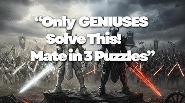 "3-Move Checkmate Challenge – Only 2% Solve It! ⚡ | Chess Puzzle #1" |    M3W1