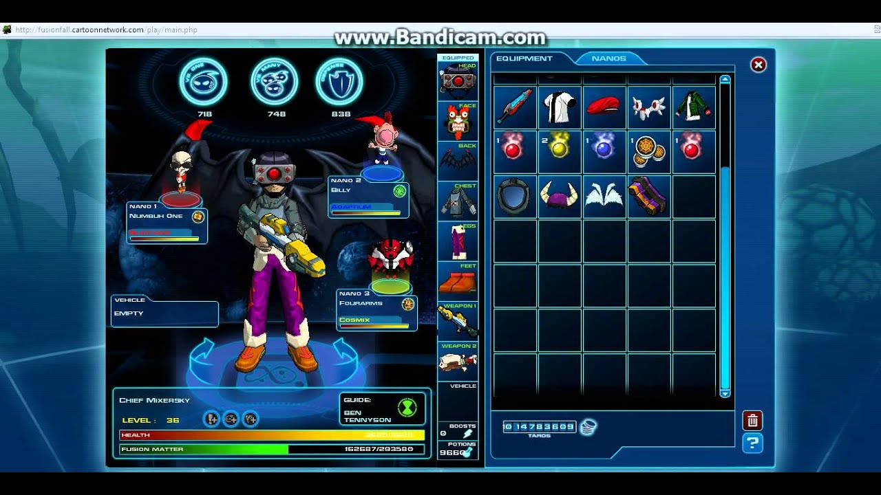 Selling My Fusion Fall account !!! - YouTube