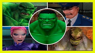 THE INCREDIBLE HULK: ULTIMATE DESTRUCTION - ALL BOSSES & FINAL + CUTSCENES (4K 60FPS)