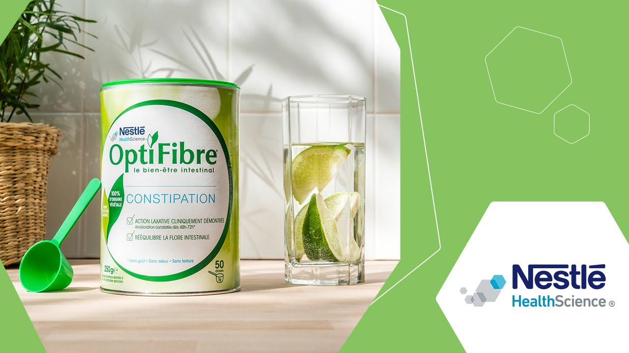 OptiFibre Constipation, une denrée alimentaire en cas de constipation