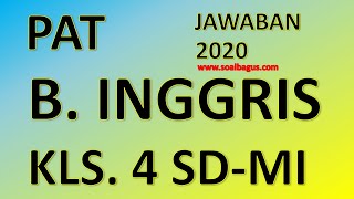 Soal latihan ulangan ukk/ pat bahasa inggris kelas iv sd/ mi kurikulum
2013/ k13 lengkap dengan kunci jawaban. download naskah soalnya :
https://bit.ly/2wa05...