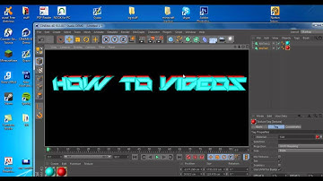 How to make a 4D youtube background: using cinema 4D