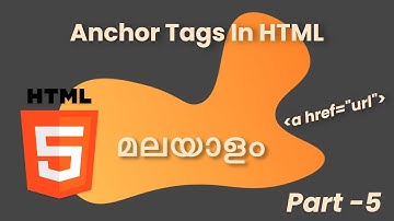 Anchor Tag In HTML Malayalam Tutorial For Beginners Part-5