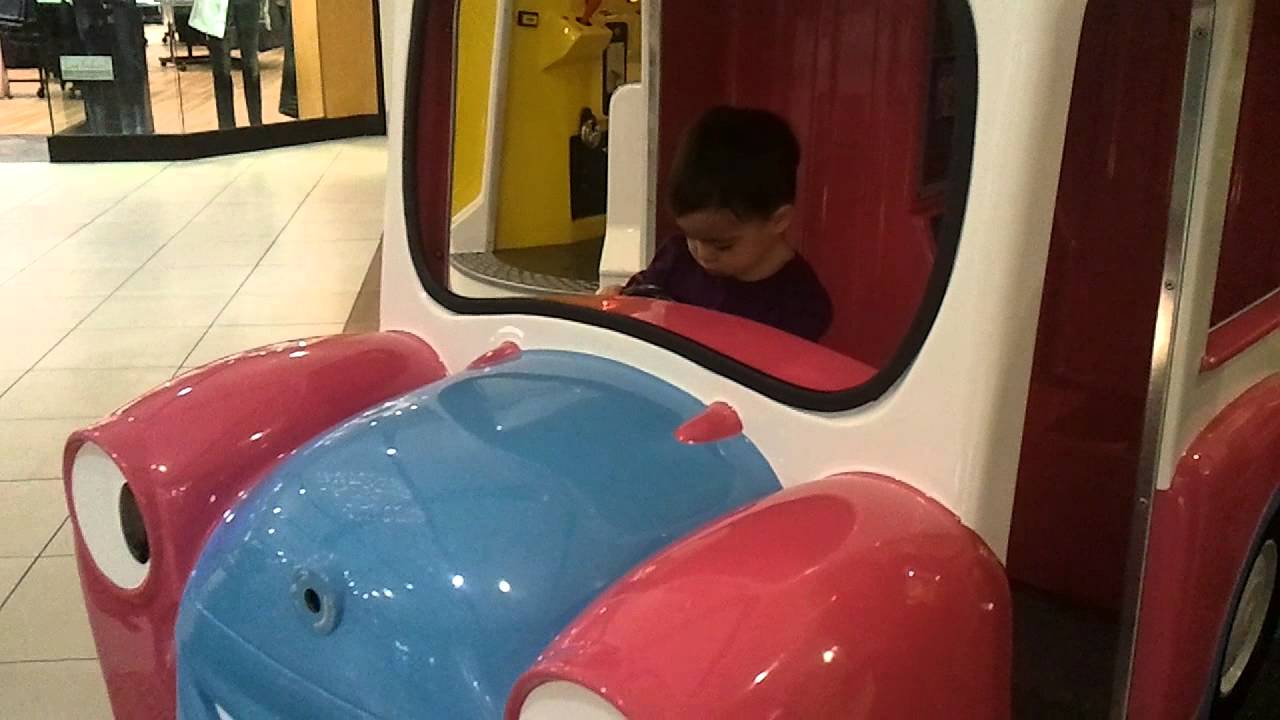 Aeiris's first ride in a play car