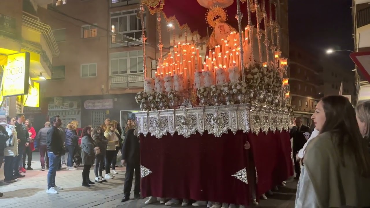 María Santísima del Consuelo llegando a Santiago - Miércoles Santo 2023 (Ciudad Real)