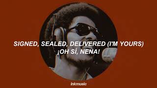 Video thumbnail of "Signed, Sealed, Delivered (I'm Yours) - Stevie Wonder | Subtitulado al Español"