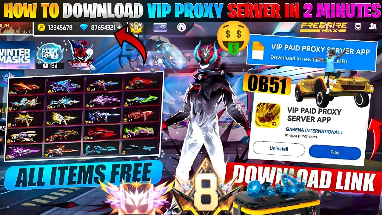 How To Download Proxy Server In Free Fire 100% 💯😱🔥 | Free Fire Proxy Server | Proxy Server Free Fire