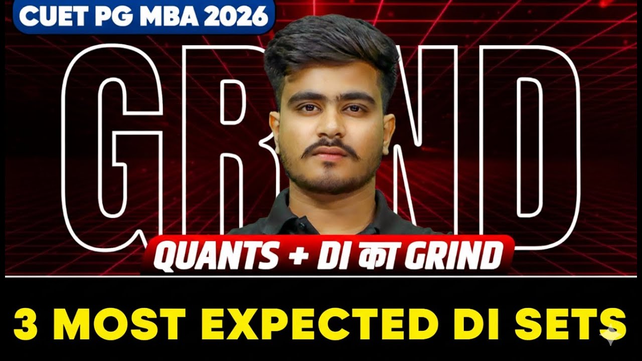 CUET PG MBA Quant & DI | 3 Most Important Data Interpretation Sets