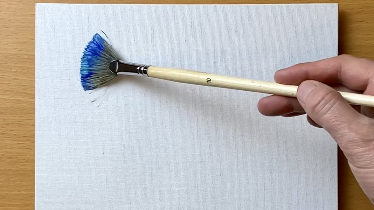Acrylic Landscape Painting / Paint with me - YouTube