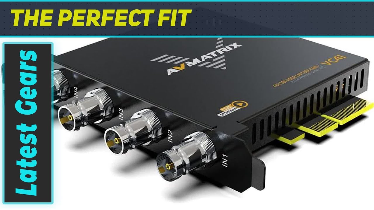 AVMATRIX VC41 1080p 3G-SDI PCIe 4-Channel Capture Card: The Ultimate Solution for High-Quality