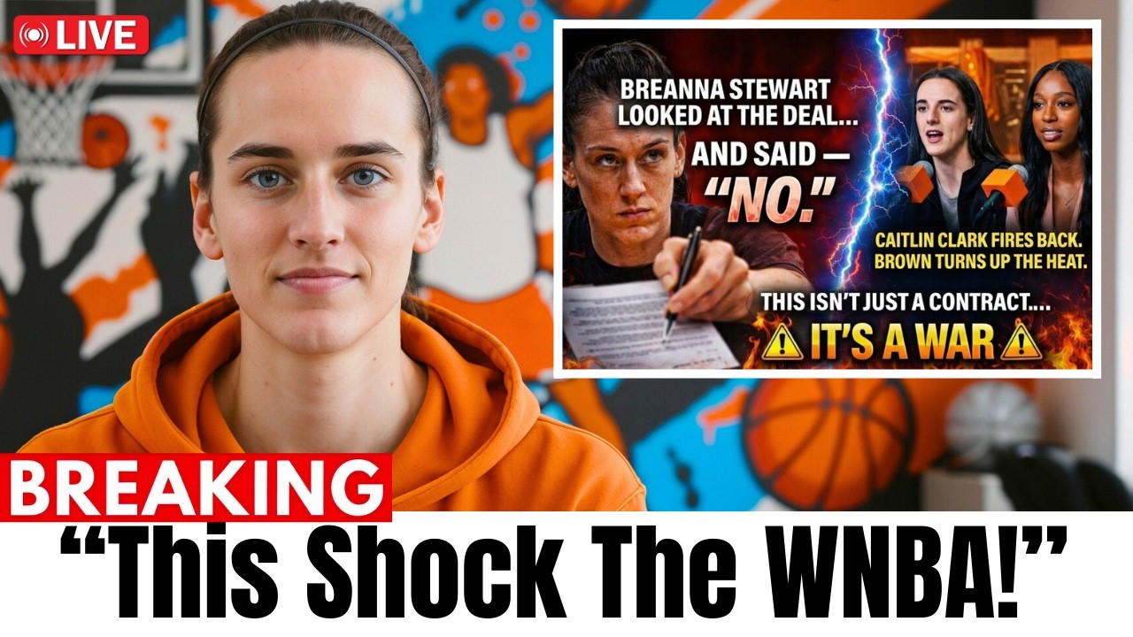 $400M CBA Shock: Breanna Stewart REFUSES as Caitlin Clark & Lexie Brown Dominate!