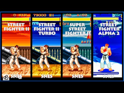 Street Fighter II RYU Graphic Evolution 1992-1996 (Super