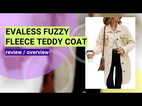Cozy or Not? Reviewing the EVALESS Fuzzy Fleece Jacket for Women