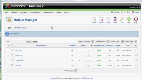 16 Creating a poll in a module in Joomla