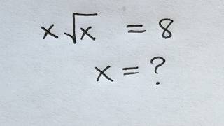 Solve for x in this nice Algebra equation | Math Olympiad Mathematics