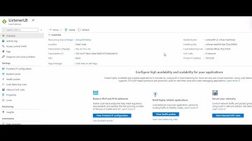 Configure SQL AG Listener on Azure