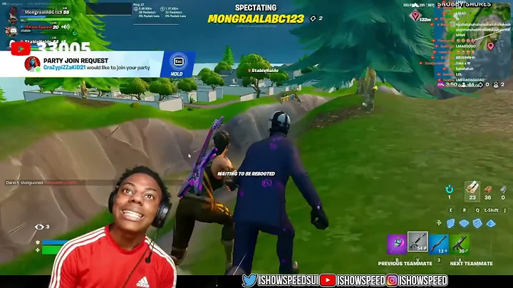 Stable Ronaldo & Mongraal Trolls Speed 😂