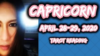 CAPRICORN APRIL 28-29, 2020 SOMEONE WILL TURN 360 AND COME BACK | TAROT CARD