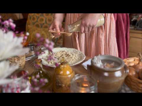 The Art of being WHIMSICAL 🌷 Cozy Spring Cooking ASMR (cinematic intro + no talking, rain) thumbnail
