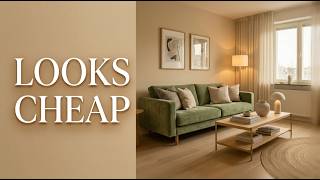 10 DESIGN Mistakes That Make Your Home Look Cheap | And How to Fix Them