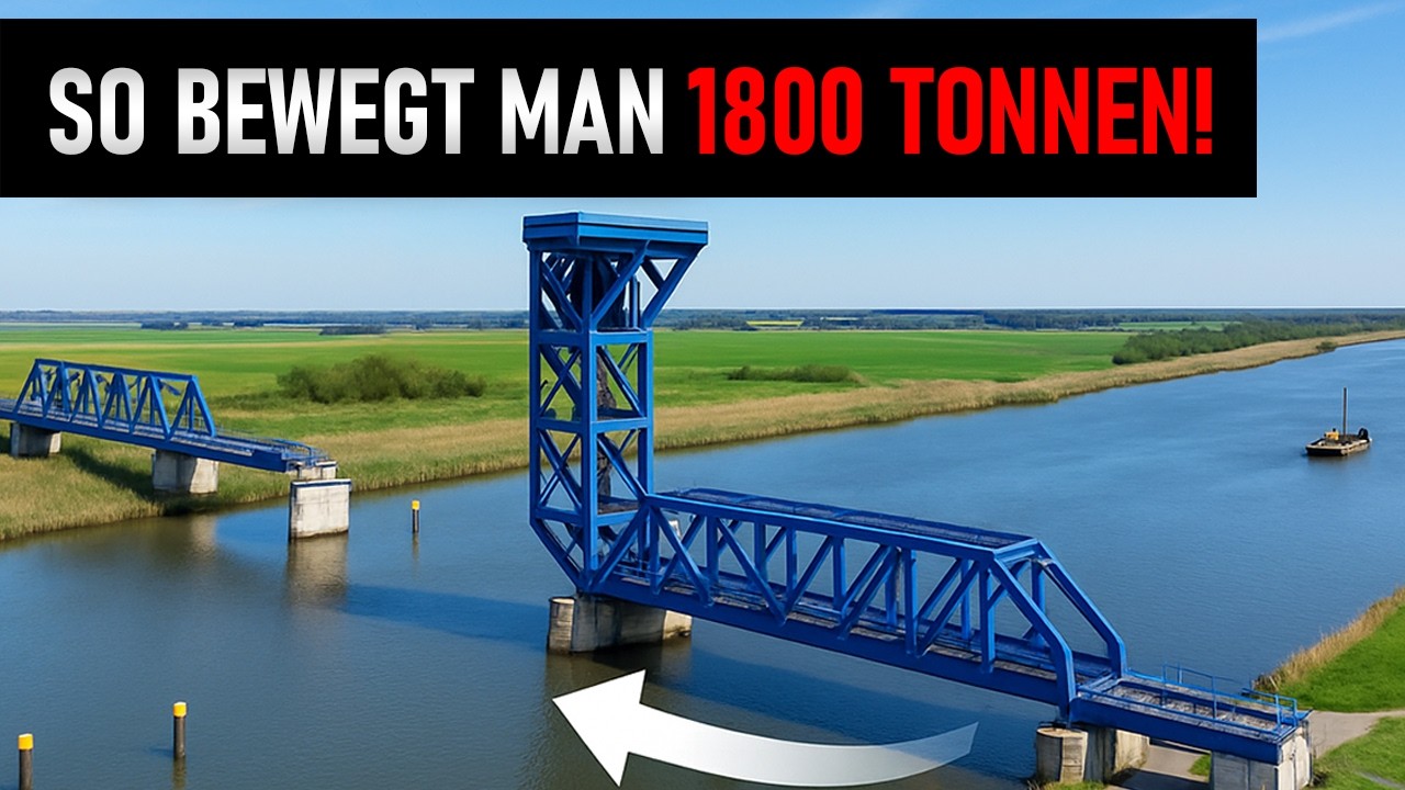 Europas größte Hub-Drehbrücke entsteht – mitten in Deutschland!