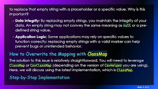 Overwriting Default Mapping in CsvHelper for Empty Strings