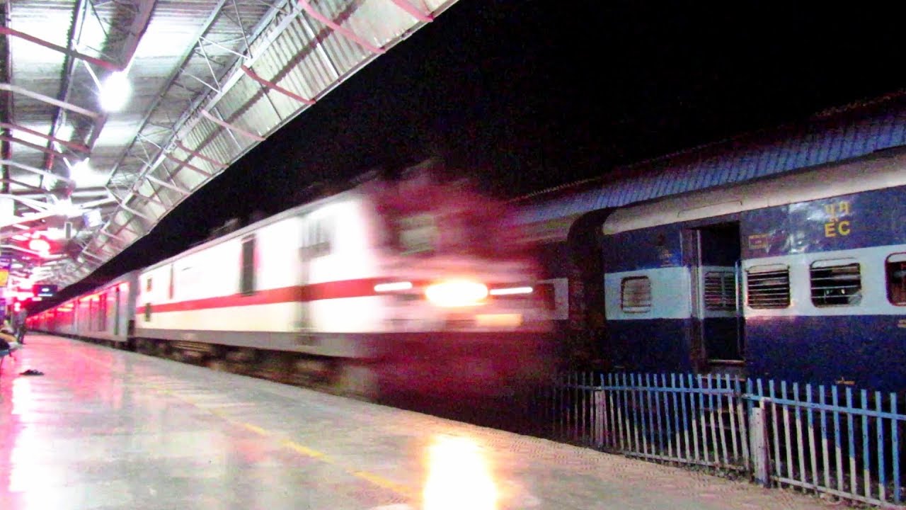 3 RAJDHANI EXPRESS OverTaking AZIMABAD EXPRESS - Indian Railways ...