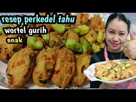 Perkedel Tahu Wortel
