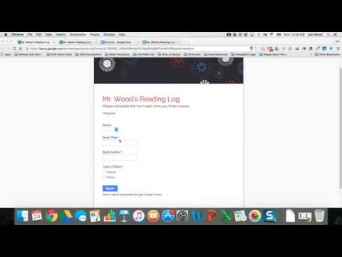Fancy Reading Logs with Forms & Sheets - Part 1