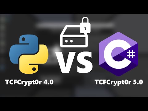 TCFCrypt0r 4.0 VS TCFCrypt0r 5.0 (Python VS C#)